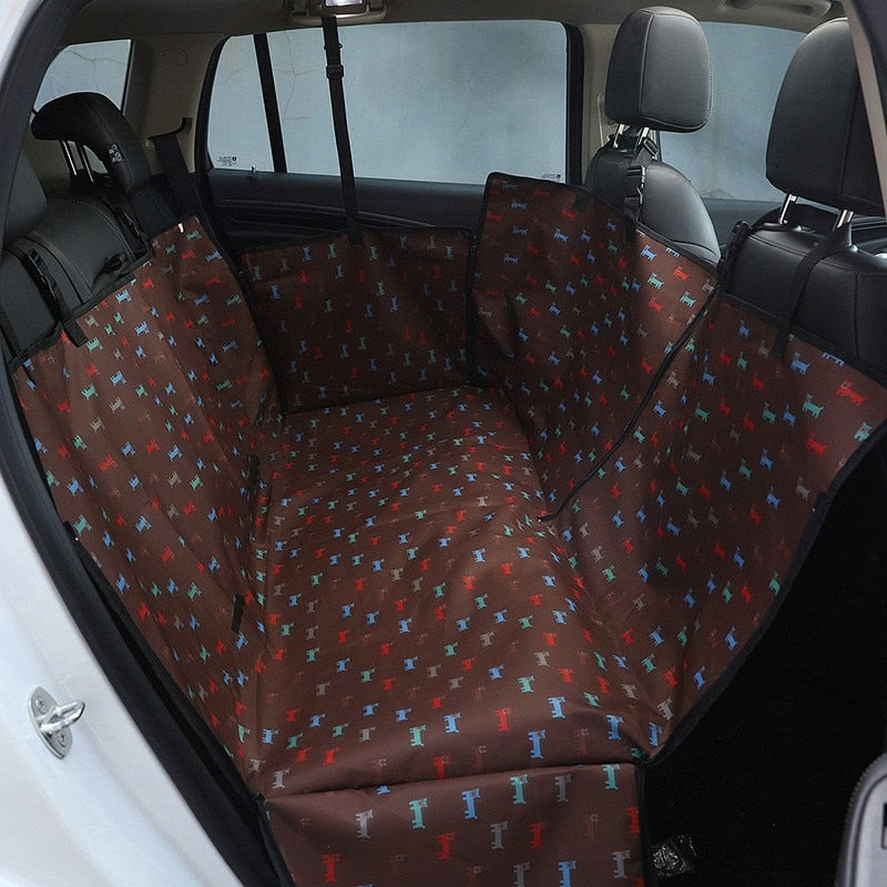 Housse de siège auto pour chien avec ceinture de sécurité