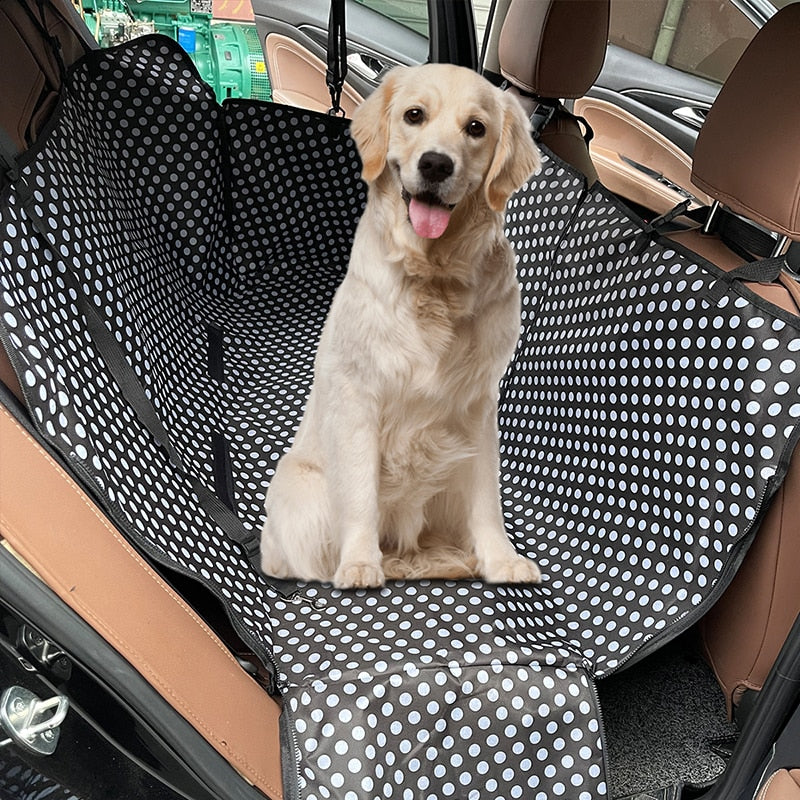 Housse de siège auto pour chien avec ceinture de sécurité