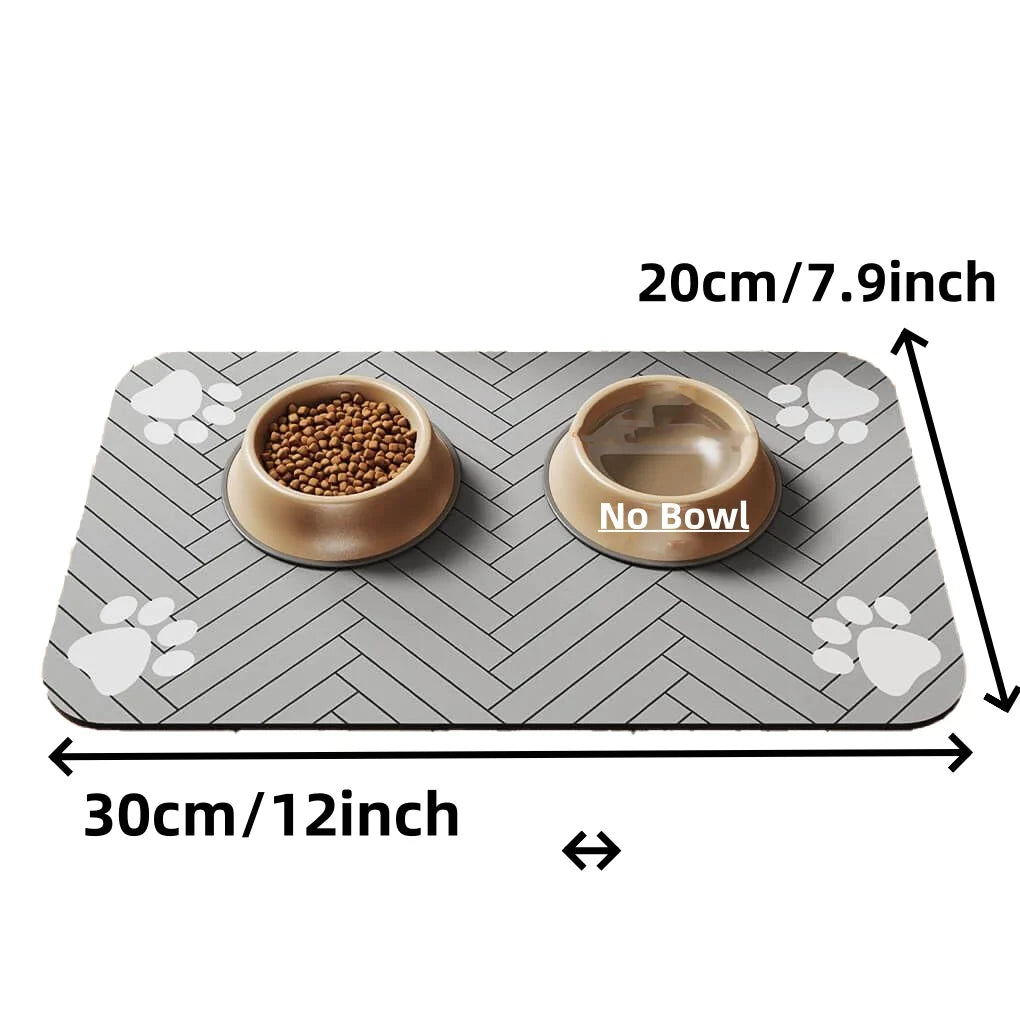 Tapis de sol gamelles pour animaux
