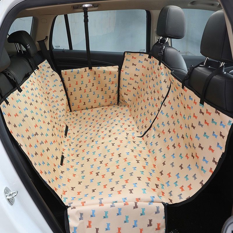 Housse de siège auto pour chien avec ceinture de sécurité