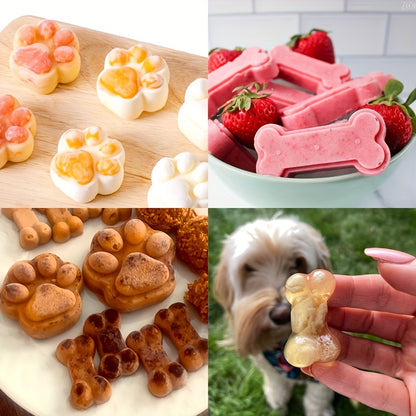 Moule en silicone à motif patte de chien