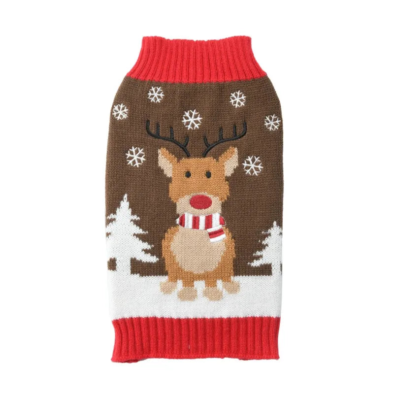 Pull de Noël chaud pour chien et chat