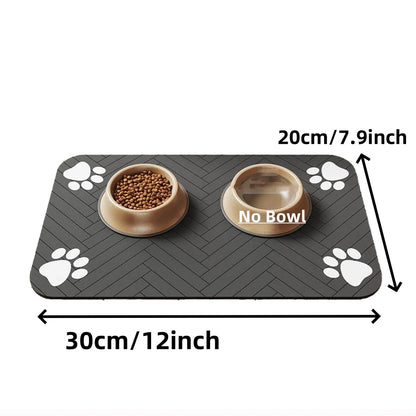 Tapis de sol gamelles pour animaux