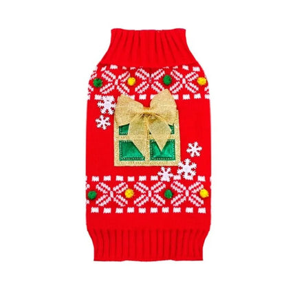 Pull de Noël chaud pour chien et chat