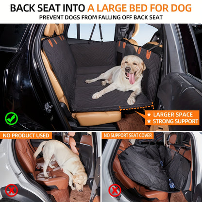 Housse de voiture pour chien - Modèle renforcé avec planche rigide